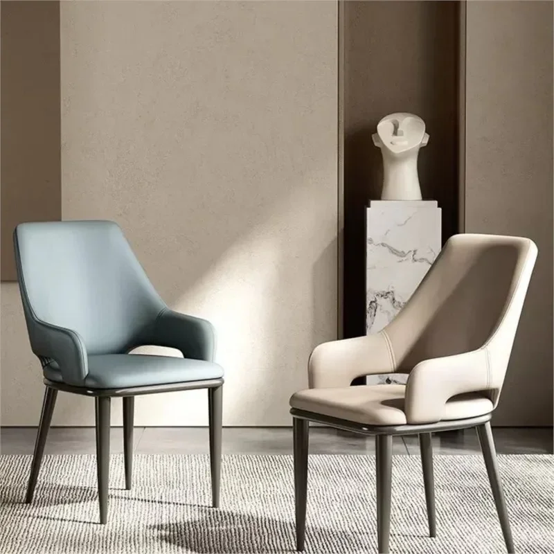 Chaise de salle à manger de luxe abordable, moderne et simple, maison scandinave italienne, sensation de qualité supérieure, banc de salle à manger, nouveau, 2023