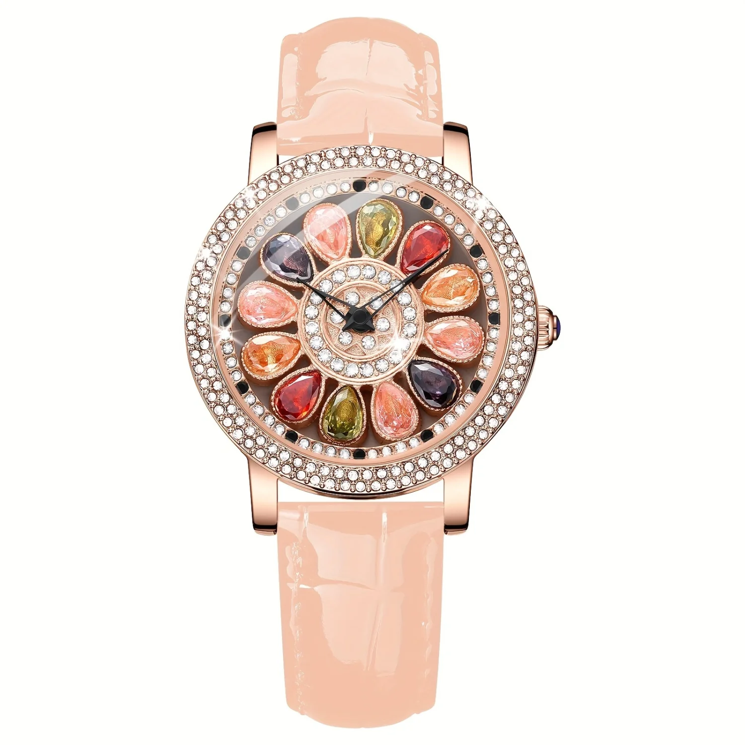 

Times come and go, новые трендовые легкие роскошные женские часы с поворотными бриллиантами и драгоценными камнями, популярные кварцевые часы