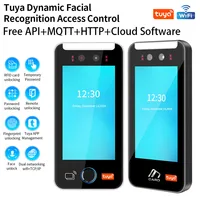 5000 usuario 5 pulgadas táctil Lcd 2MP cámara biométrica reconocimiento facial Wifi Control de acceso tiempo de asistencia de empleado nube libre API MQT