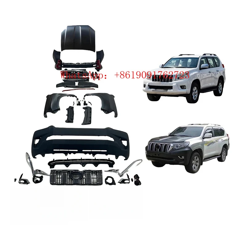 

Factory Hot Selling Top Quality Factory Sale Whole Prado Car Bumpers Conversion Body Kit for Fj150 2010-2017 Upgrade to P