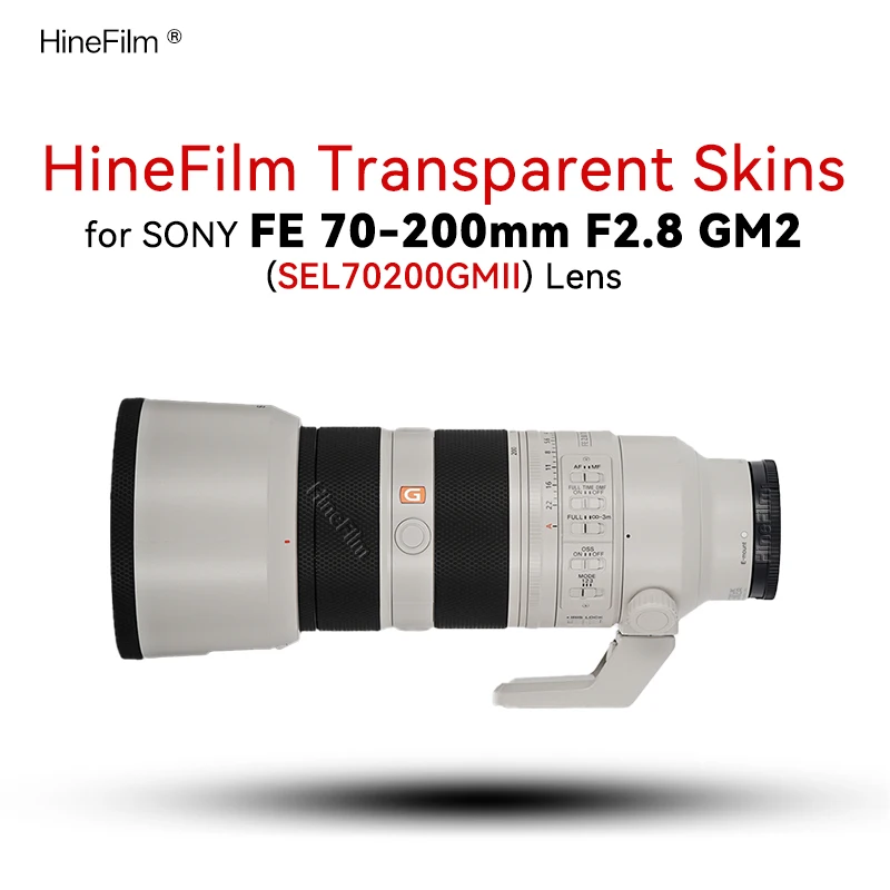 

Customized Clear Skin For Sony FE70-200 F2.8 GM2 Lens Transparent Sticker 70200GM2 Cover 70 200 Lens Skin Wrap 70-200 f2.8 GM2