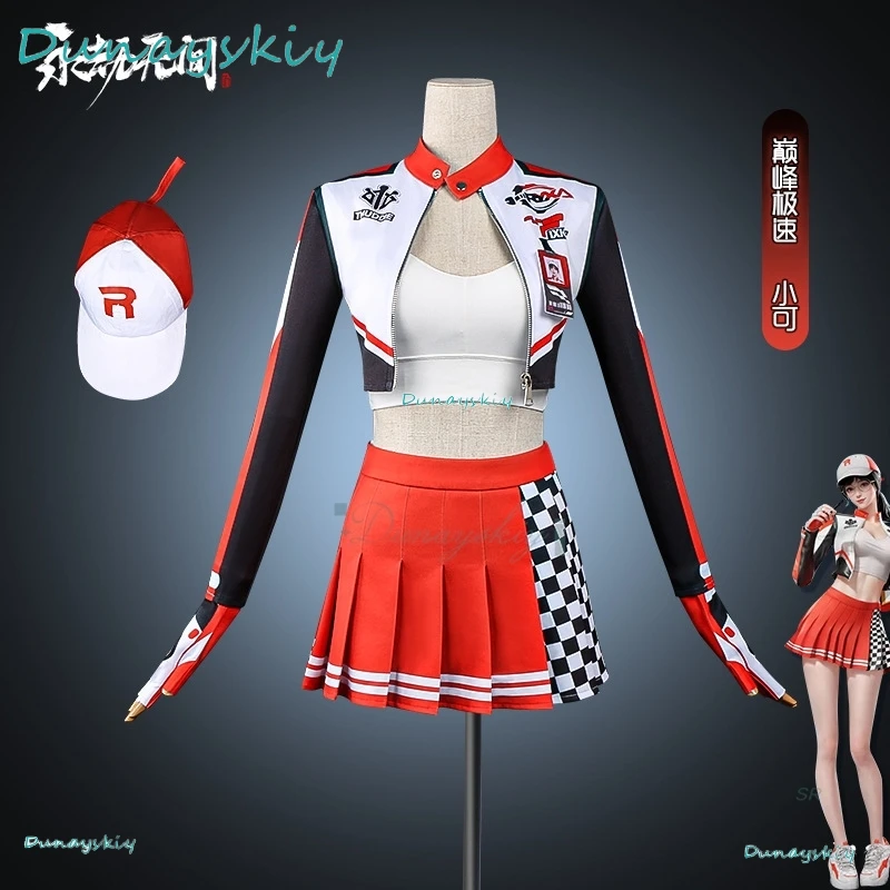 Bankai/Naraka: Bladepoint Kurimi Cosplay Costume Biker Jacket Hat Gloves Christmas Halloween Role Play Sexy Uniform Women Carniv