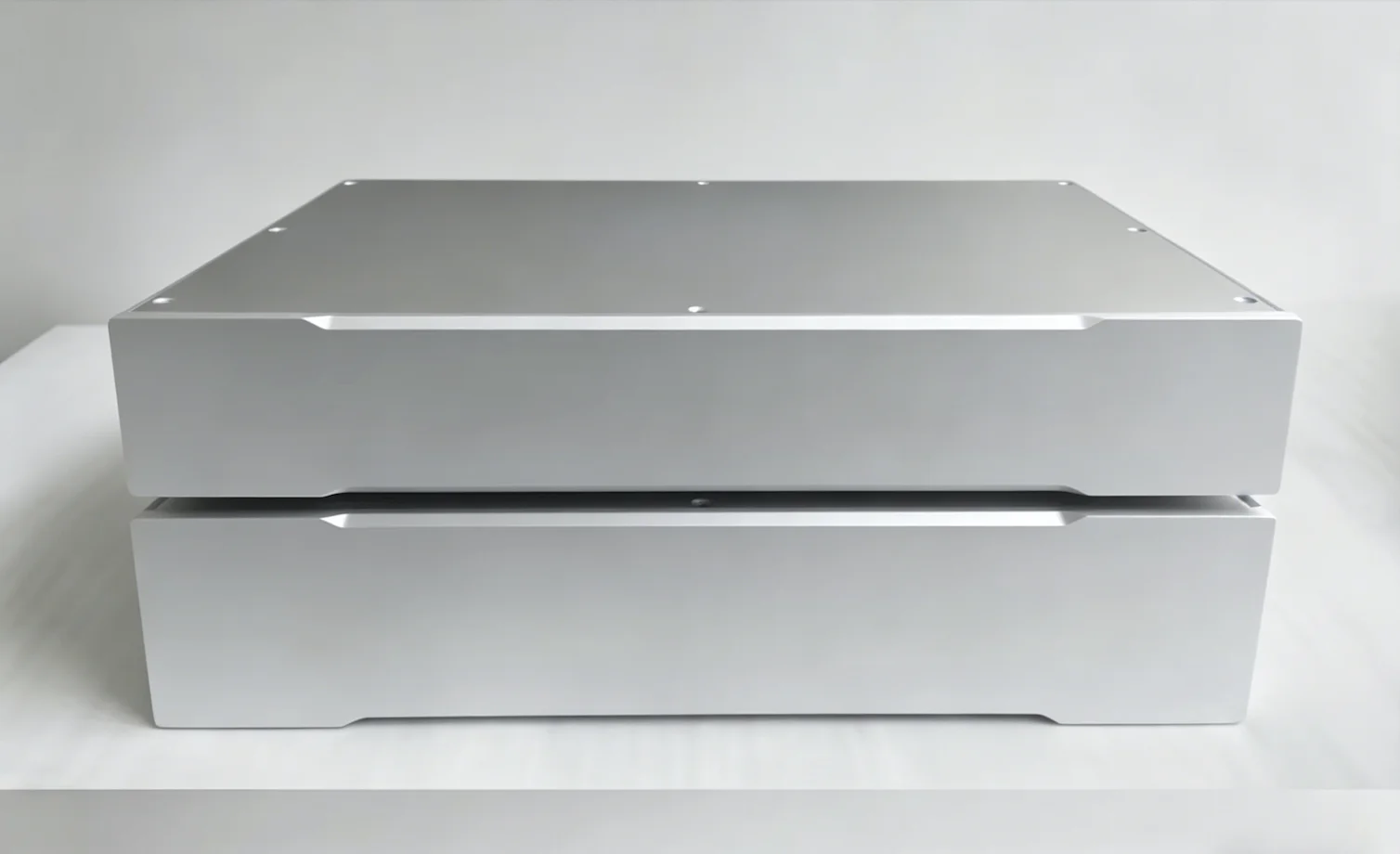 

(430*70/90*308/358mm) Multi-Purpose Full Aluminum Chassis for Amplifier, Preamp, DAC, Decoder Amp | DIY Hi-Fi Audio Enclosure