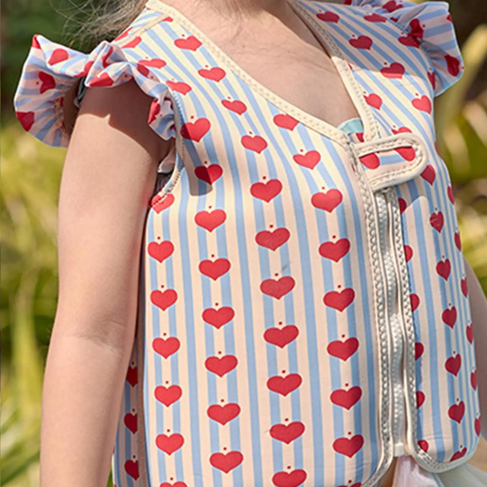 子供用スイムベスト、ジッパー付きスイムトレーナーベスト、2～7歳対象、子供用インフレータブルトレーニング補助具、屋外、男の子、女の子、学校、プール、ビーチ用