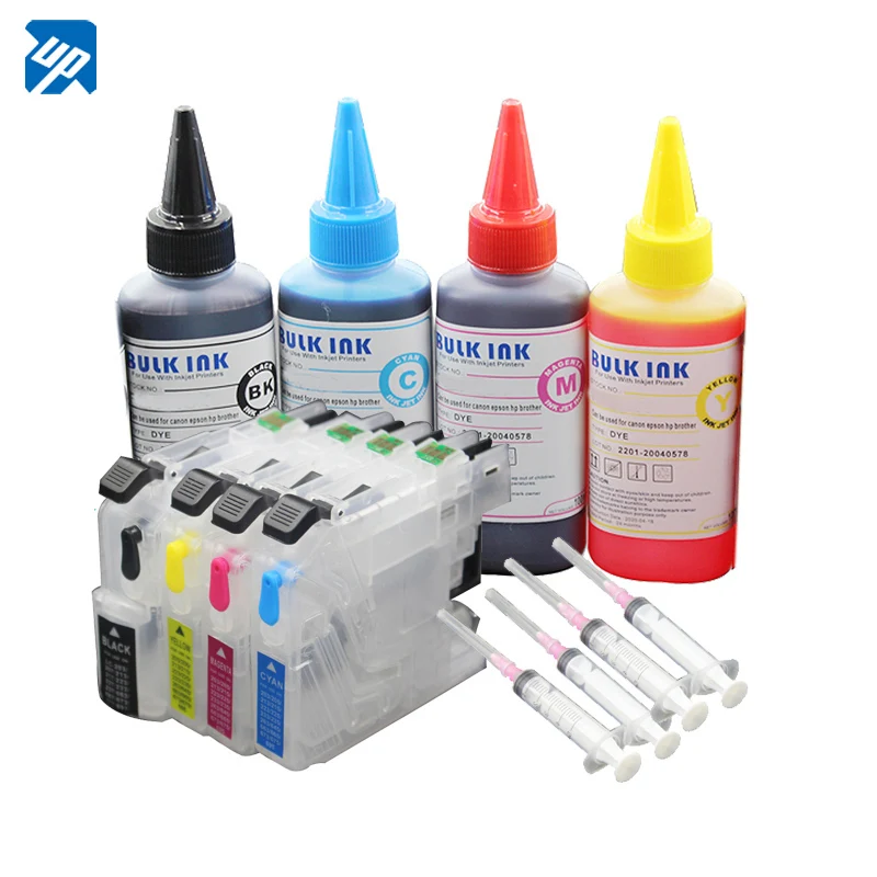 LC263 lc233 LC203 refillable ink cartridge for Brother J562DW J480DW J680DW J880DW 4120DW J4420DW J4620 J4625DW  with 400ML ink