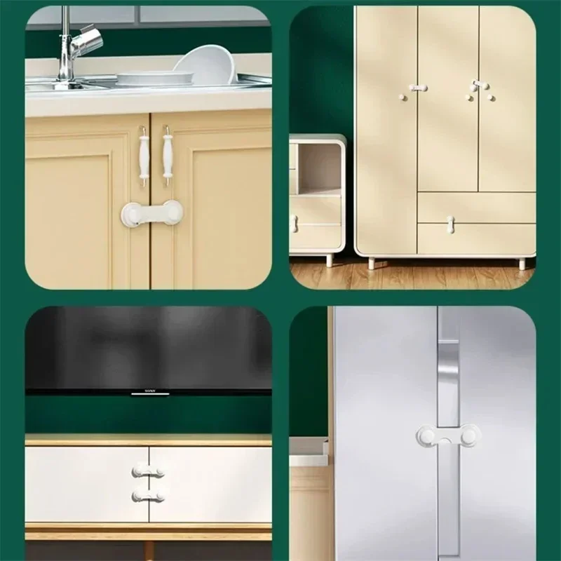 قفل أمان للأطفال، قفل آمن لمنع فتح الباب، منتجات مقاومة للأطفال، حماية لدرج الثلاجة #6