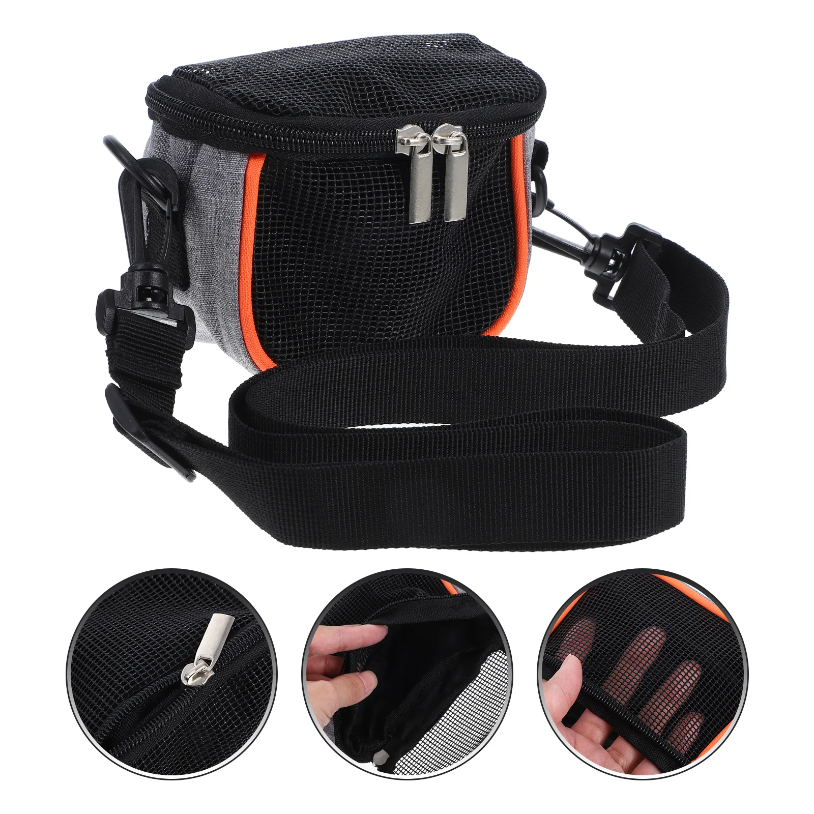 

Small Pet Travel Backpack Hamster Carrier Bag Lightweight Breathable Material Multiple Pockets Safety Design for Rabbit Guinea