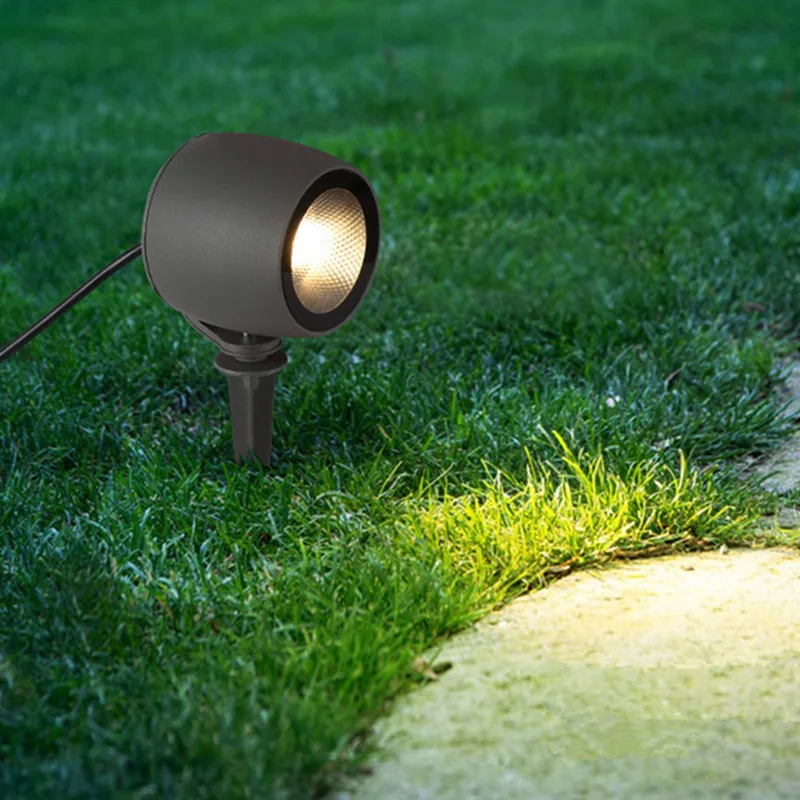 

1PC LED Waterprof Lawn Lamp LED Garden Lights Outdoor 85-265V Landscape Spike Bulb IP65 Led Light Garden Path Spotlights LT054