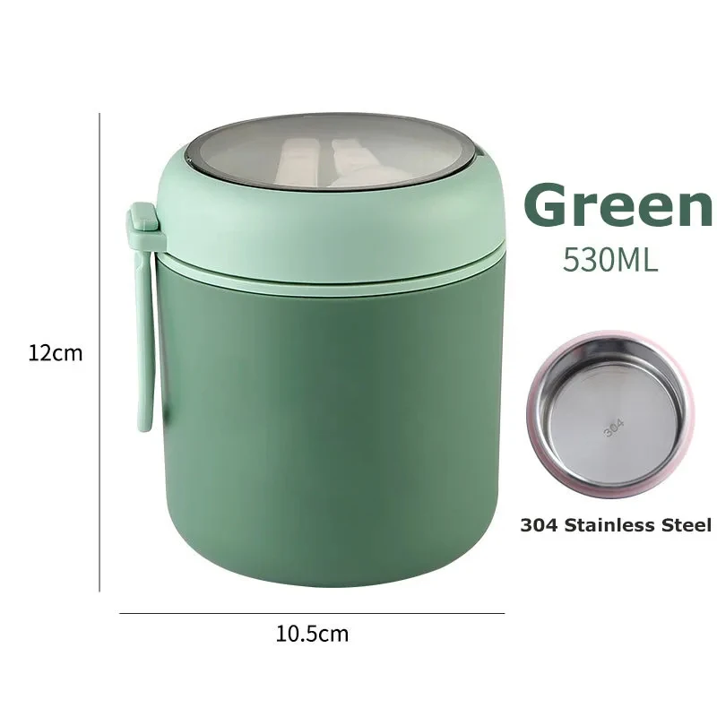 F5 530ml/710ml Food Thermal Jar Insulated Soup Cup Thermos Containers Stainless Steel Lunch Box Thermo Keep Hot School Children