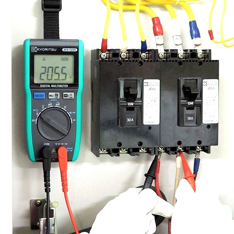 

KYORITSU-Digital Multimeter 1021R Digital Multimeter, AC DC Tester, KEW1021R, T-RMS NCV Capacitance Ammeter, Voltmeter Tester