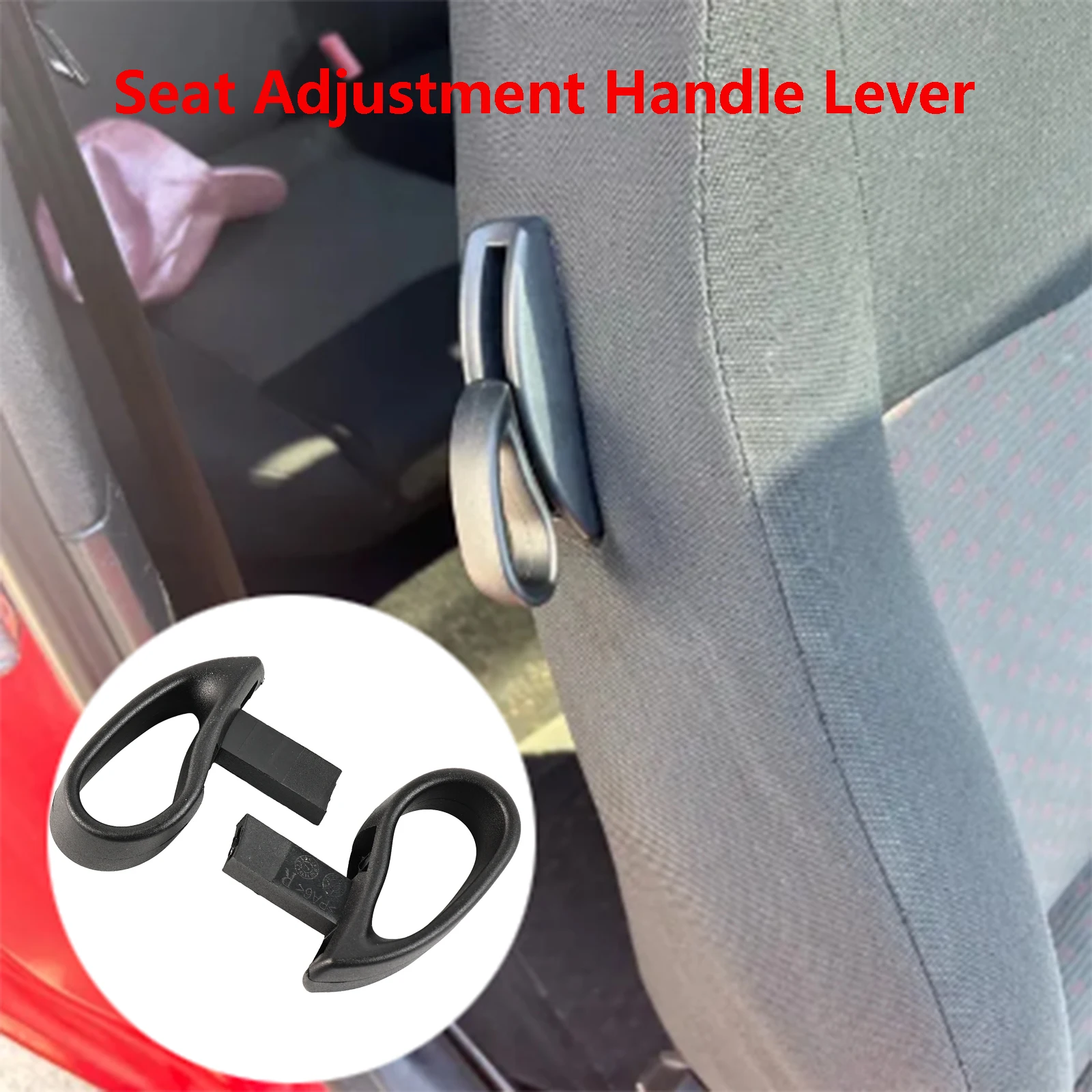 2Pcs For Audi A1 2011-2025 Car Seat Base Adjustment Handle Lift Tilt Lever Left Right Black Accessories1J3881633B 1J3881634B