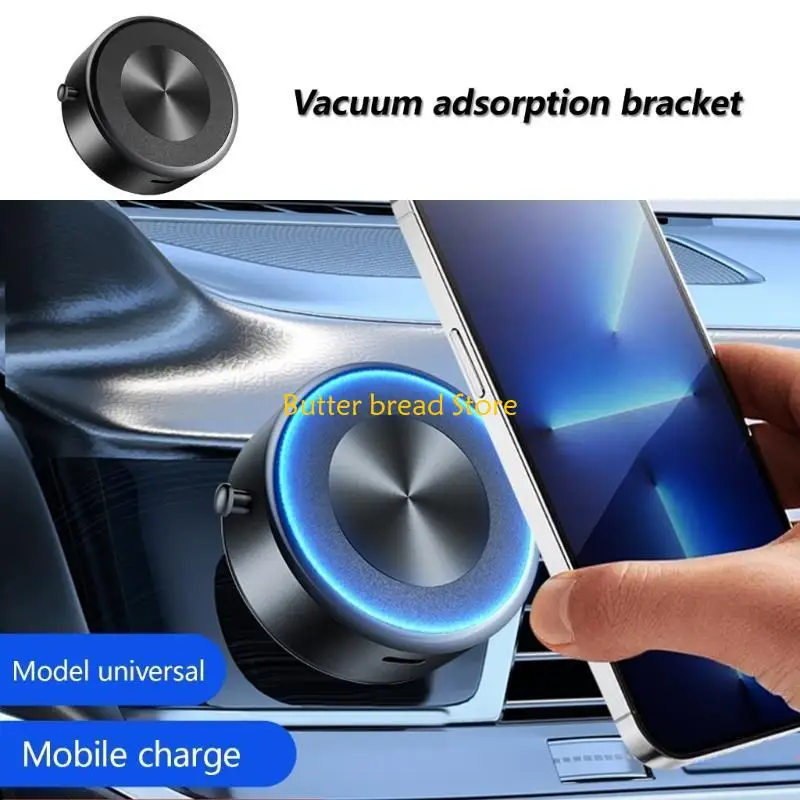 

W89C Стабильный автомобильный кронштейн, вращение на 360 градусов, нескользящая ручка для навигации по телефону