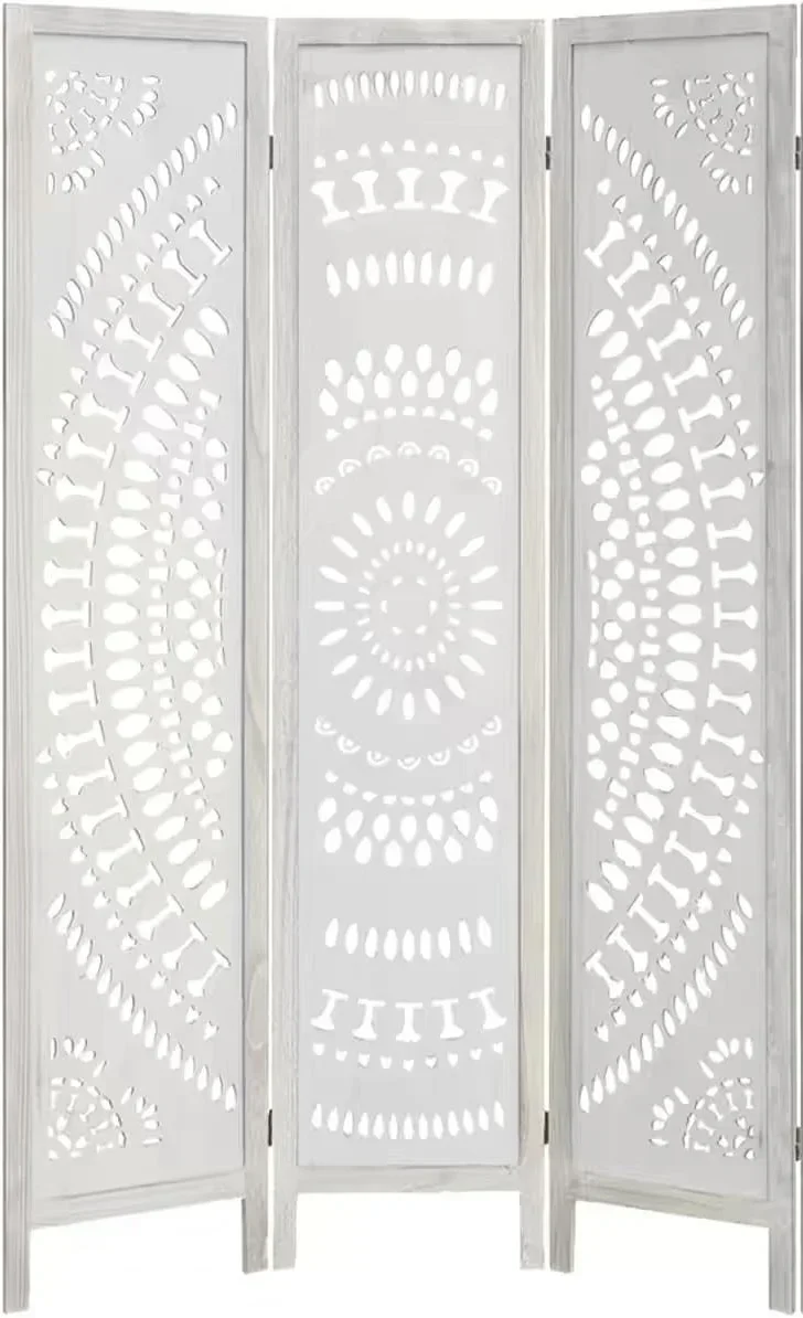 

Louver screen folding mobile Nordic living room bedroom clothing solid wood retro porch background