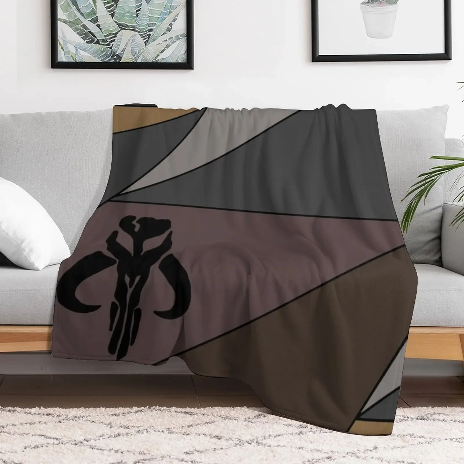 Mando - Abstrakt Throw Blanket Winter beds Blankets For Sofas sofa bed Blankets