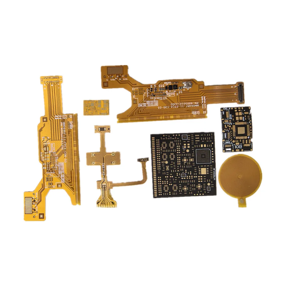 Custom manufacturing of flexible PCB circuit boards in single, double, triple, and quadruple layers