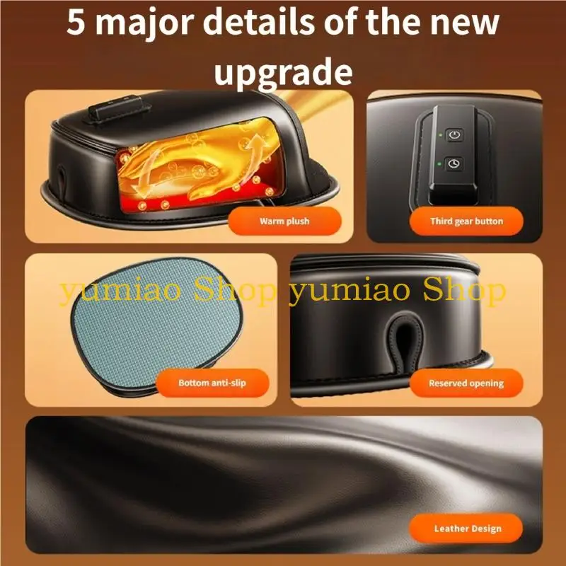 587B Electromagnetic Safe Heated Mouse Pad with Surround Heating USB Power 3 Speed