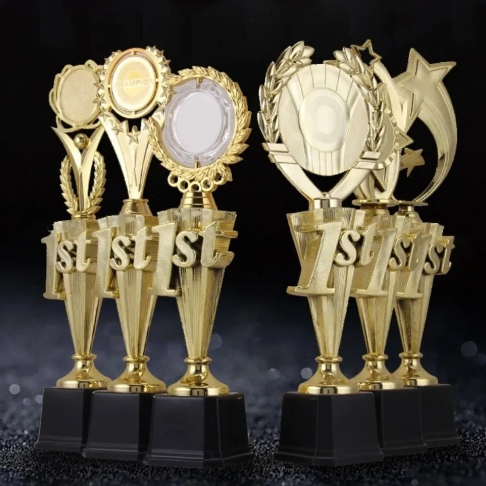 Creative Gold Award Cup Large First Place Prize Prize Cup Reward Ceremony Plastic Winner Cups For Team Sport Competition