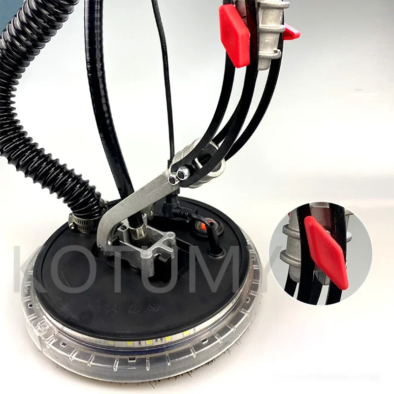 Electric Drywall Sander Putty Sandpaper Machine Led Light Wall Putty Polishing Grinding Machine