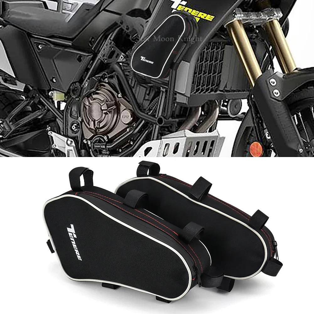 For Yamaha T7 Tenere700 Tenere 700 2019 2020 2021 2022 Motorcycle Frame Crash Bar Bag Storage Travel Tool Waterproof Bags