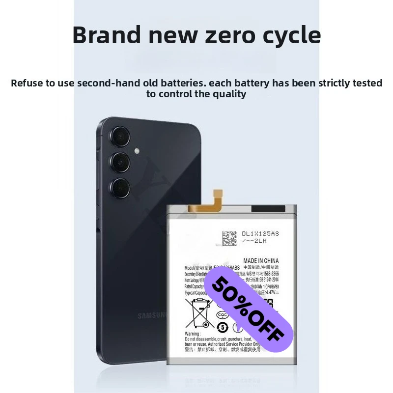 

Battery for Samsung S21 Ultra 5G/S21 FE/S22/S23 US/S23 FE/S24/S24 US/S24U/S25/Plus/Ultra/Edge Phone Battery Replacement Bateria