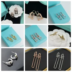 2024 New America Brand High-quality Earrings Jewelry Is Suitable for Daily Wear Party Fashion Classic Elegant Women