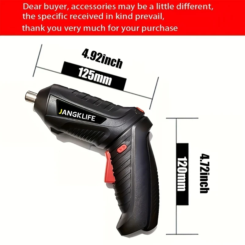 3.6v Power Tools Set Household Maintenance Repair 1800mAh Lithium Battery Mini Household Electric Drill Cordless Screwdriver