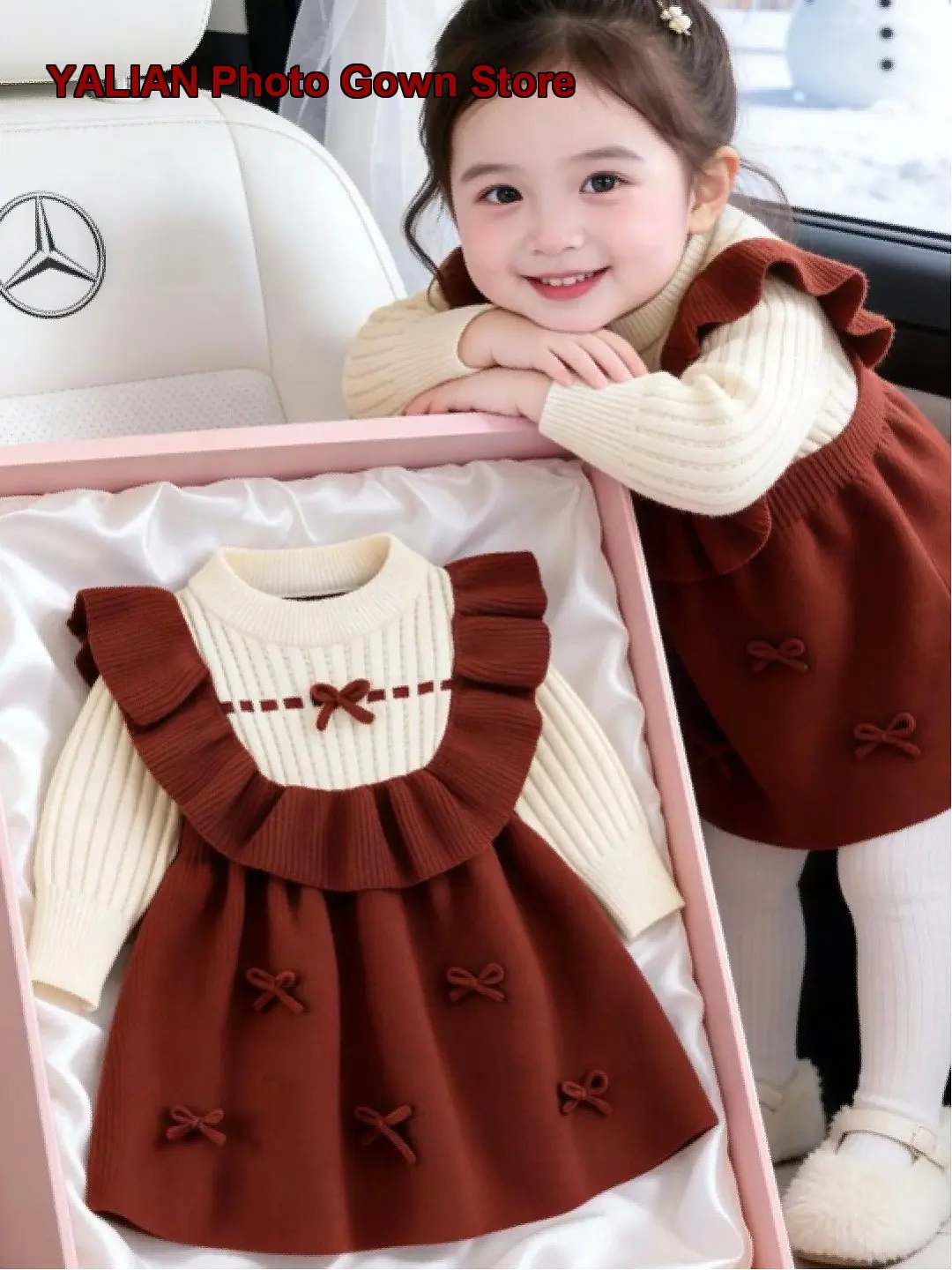 Vestido de Niña, Vestido de Princesa para Niñas, Ropa de Primavera, Otoño, Cumpleaños, Ceremonia, Invierno, Año Nuevo para Niñas
