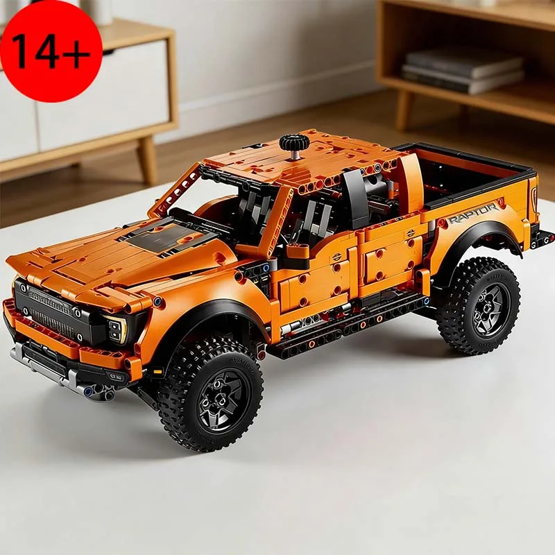 

Набор строительных блоков MOC из 1379 деталей: Внедорожник, коллекционная модель, подарок для детей