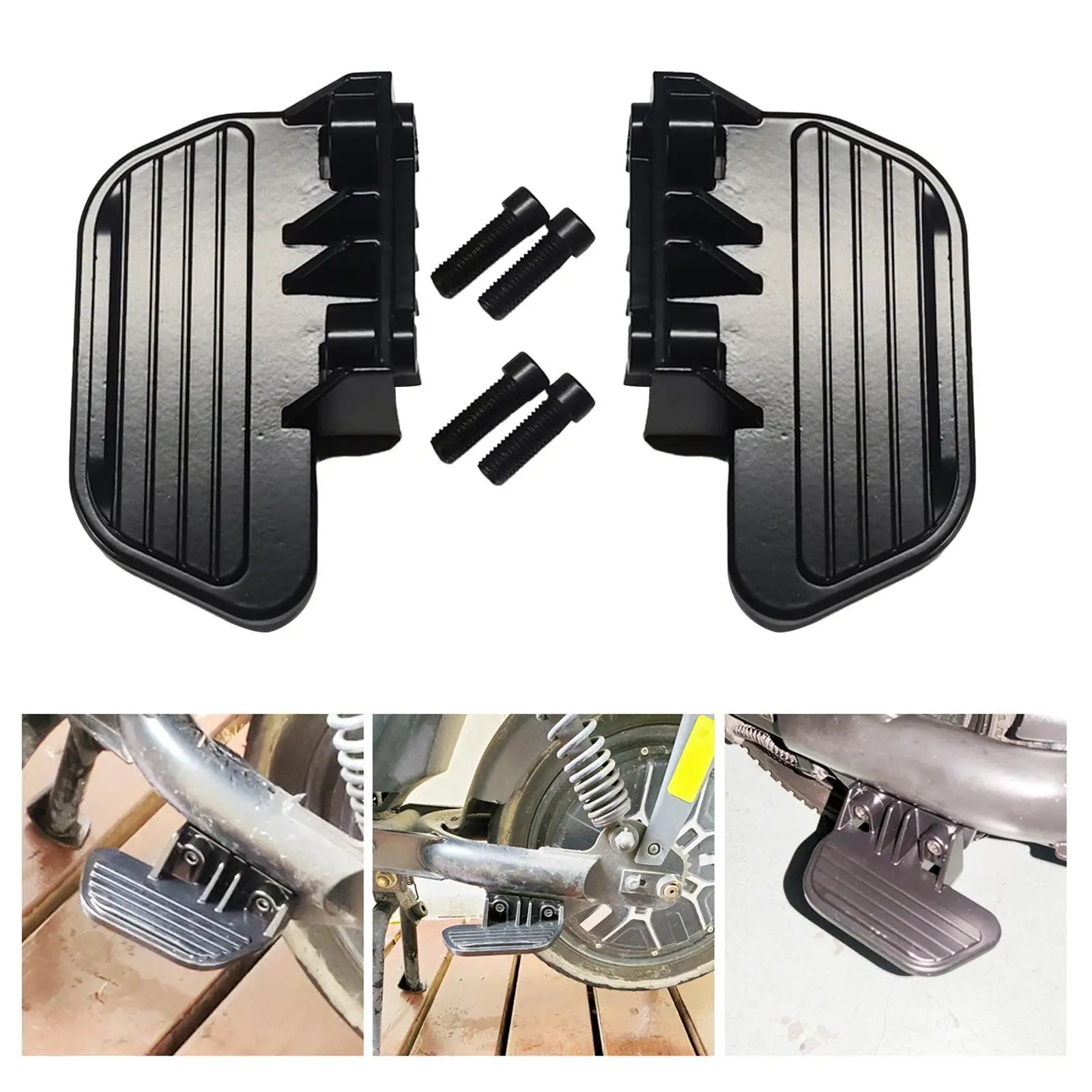

2 Pieces Electric Bikes Foot Pegs Foot Pedals Replacement Portable Spare Parts