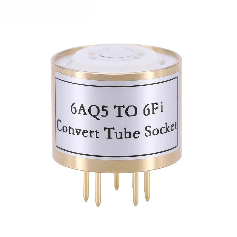 7Pin to 9Pin Tube Adapter, 6AQ5 to 6P1 Vacuum Tube Converter for Amplifier DIY