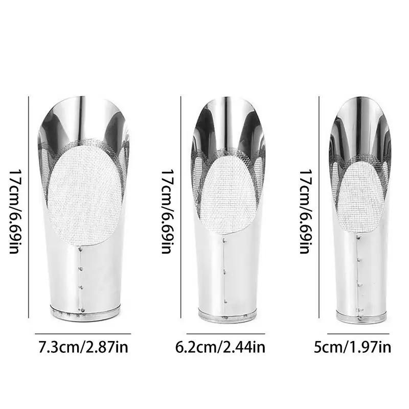 مغرفة التربة 3X مغرفة التربة من الفولاذ المقاوم للصدأ لزراعة أداة يدوية متعددة الوظائف مغرفة شديدة التحمل للزراعة