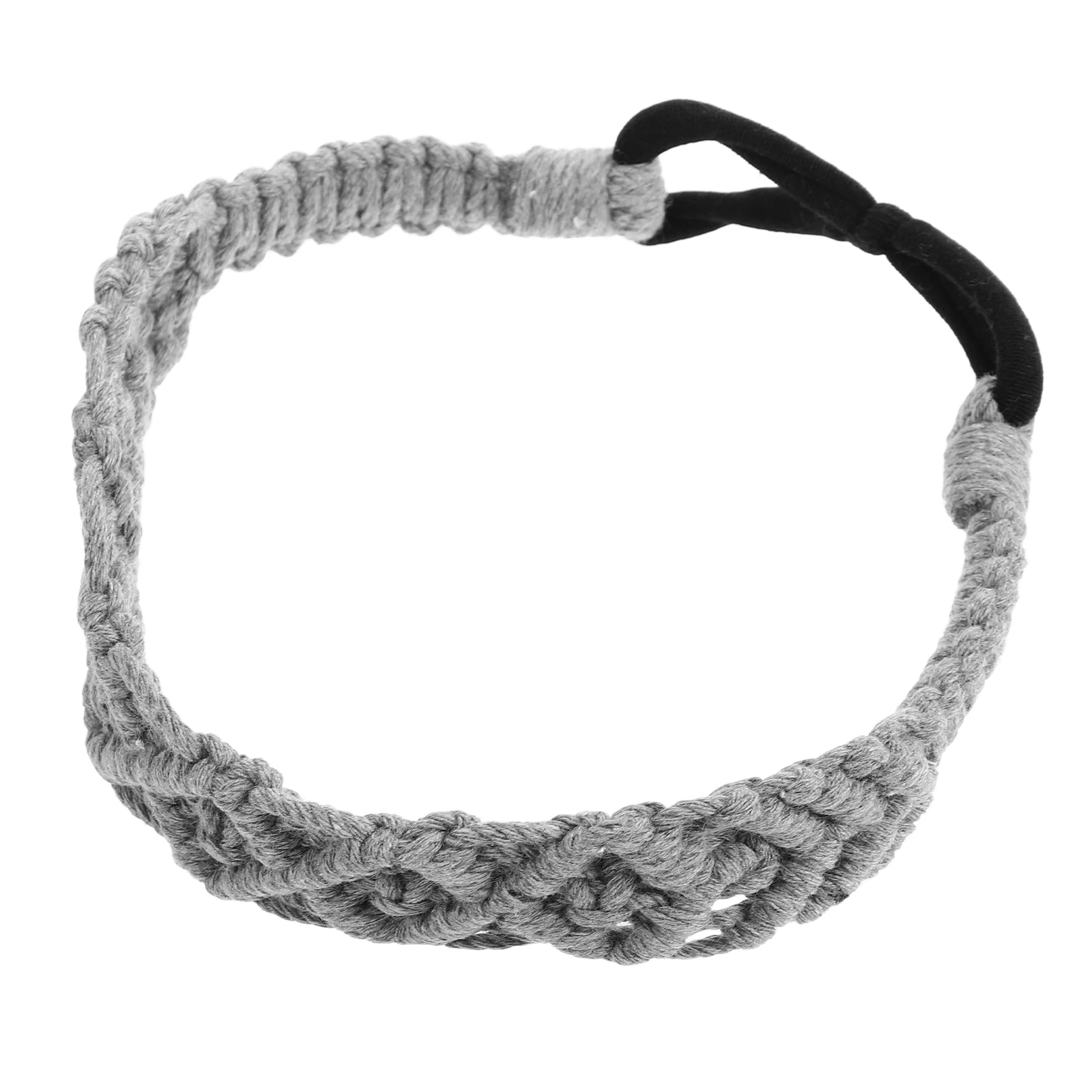 

1pcs Bohemian Knitted Headband For Women Braided Band Retro Party Accessory Soft Sweatproof Lightweight Handmade Hair Hoop