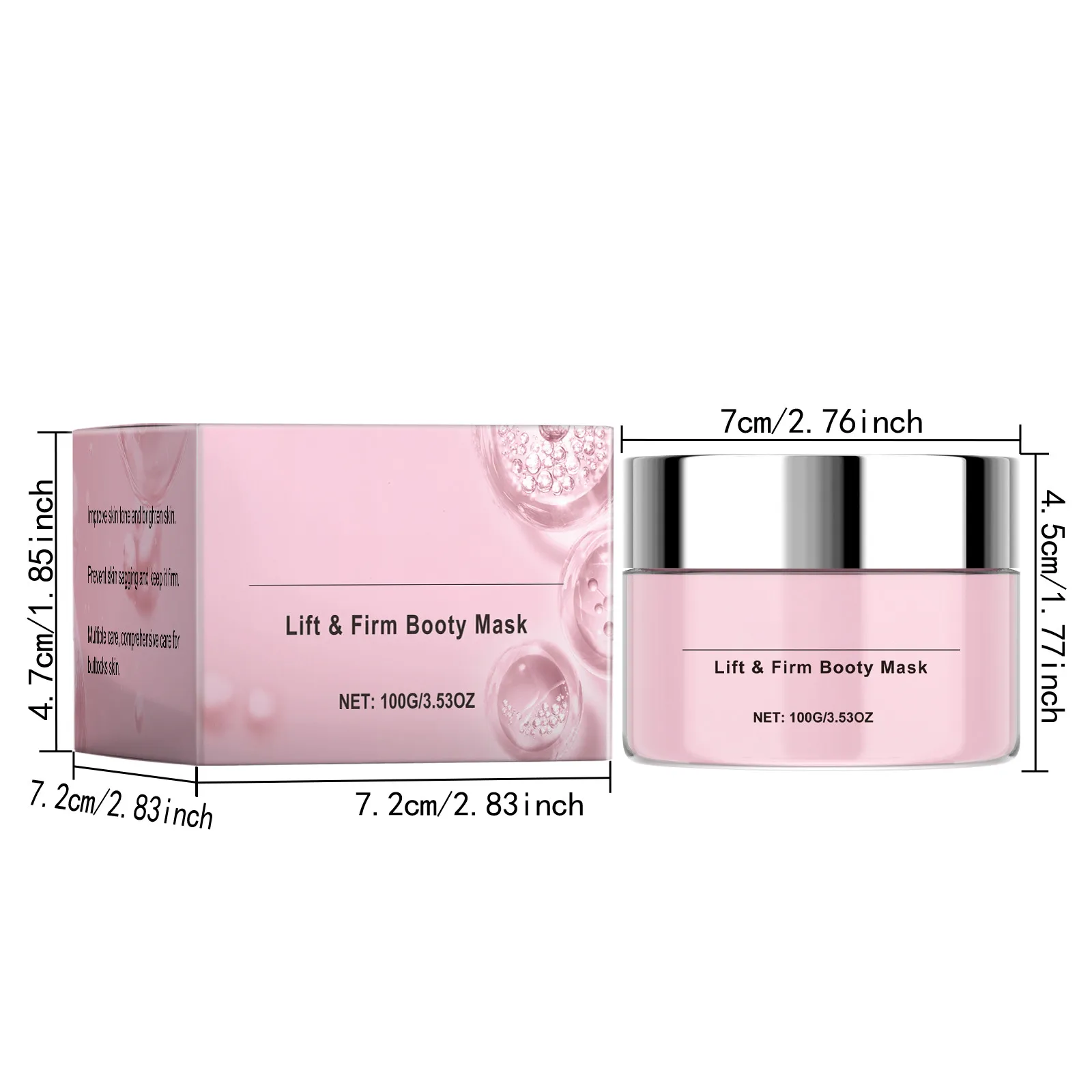 Lift Firm Booty Mask,Line Lightening Cream,Lifting Firming Cream,improve Buttocks Skin,Deeply Moisturize The Skin,Effectively