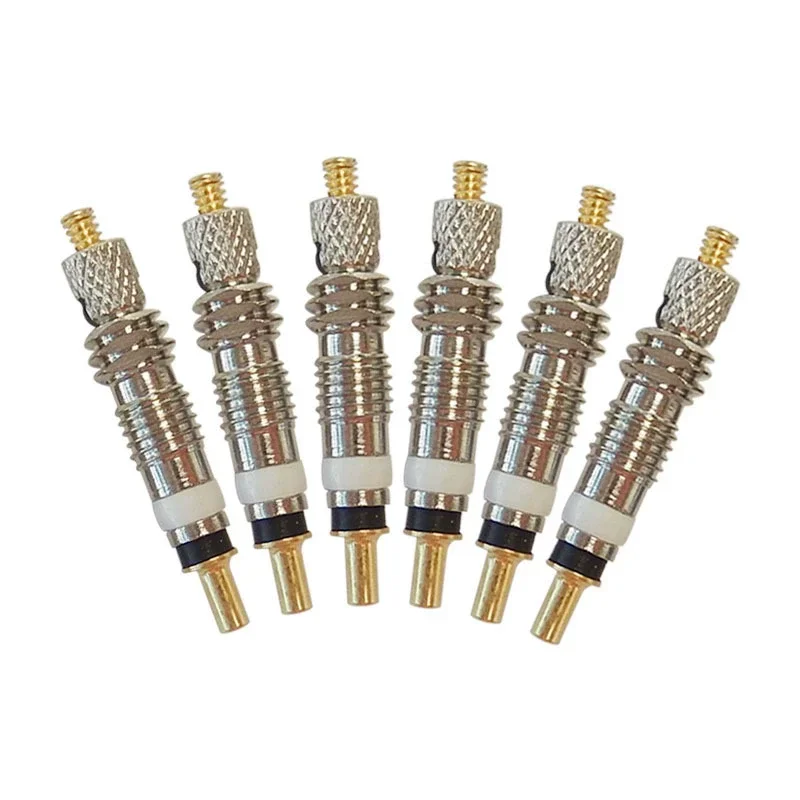 2/6/12pcs Bicycle Removable Presta Valve Core Brass Tubeless Core Remover Tool for Road MTB Bike Tubeless Tire Repair