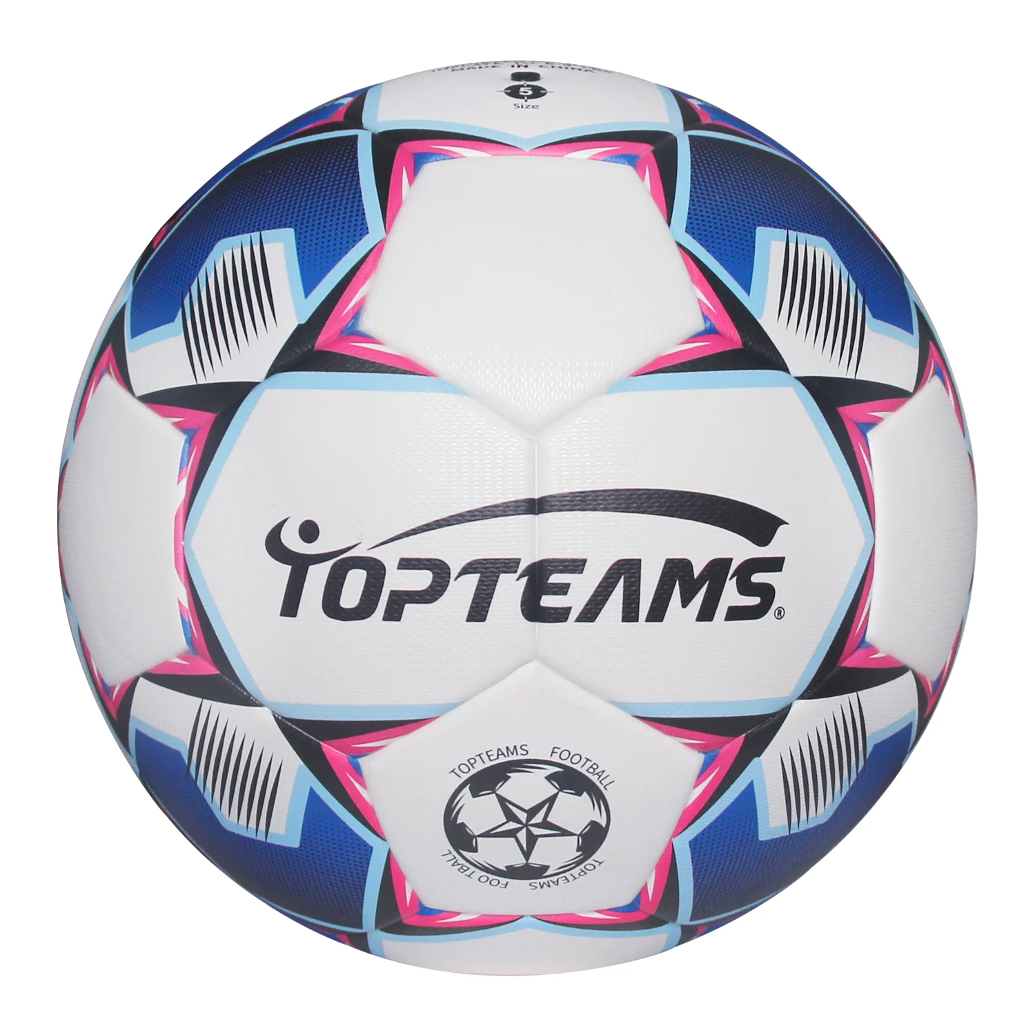 2024 클럽 경기 맞춤 로고 열 접착 경기용 PU 가죽 축구공 훈련용 카타 발롱 데 풋볼