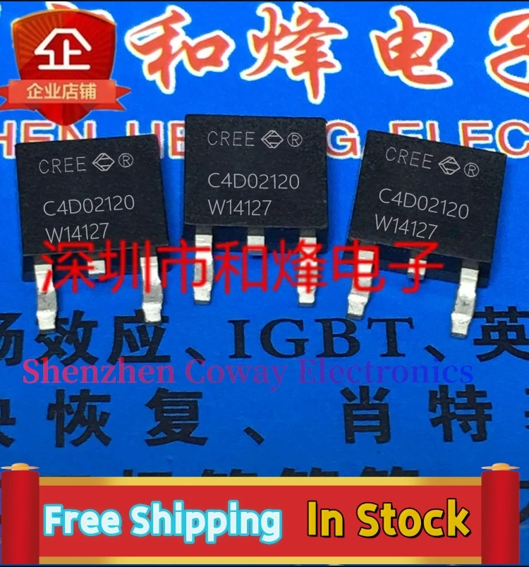 10PCS-30PCS  C4D02120E C4D02120    1200V 2A In Stock Fast Shipping