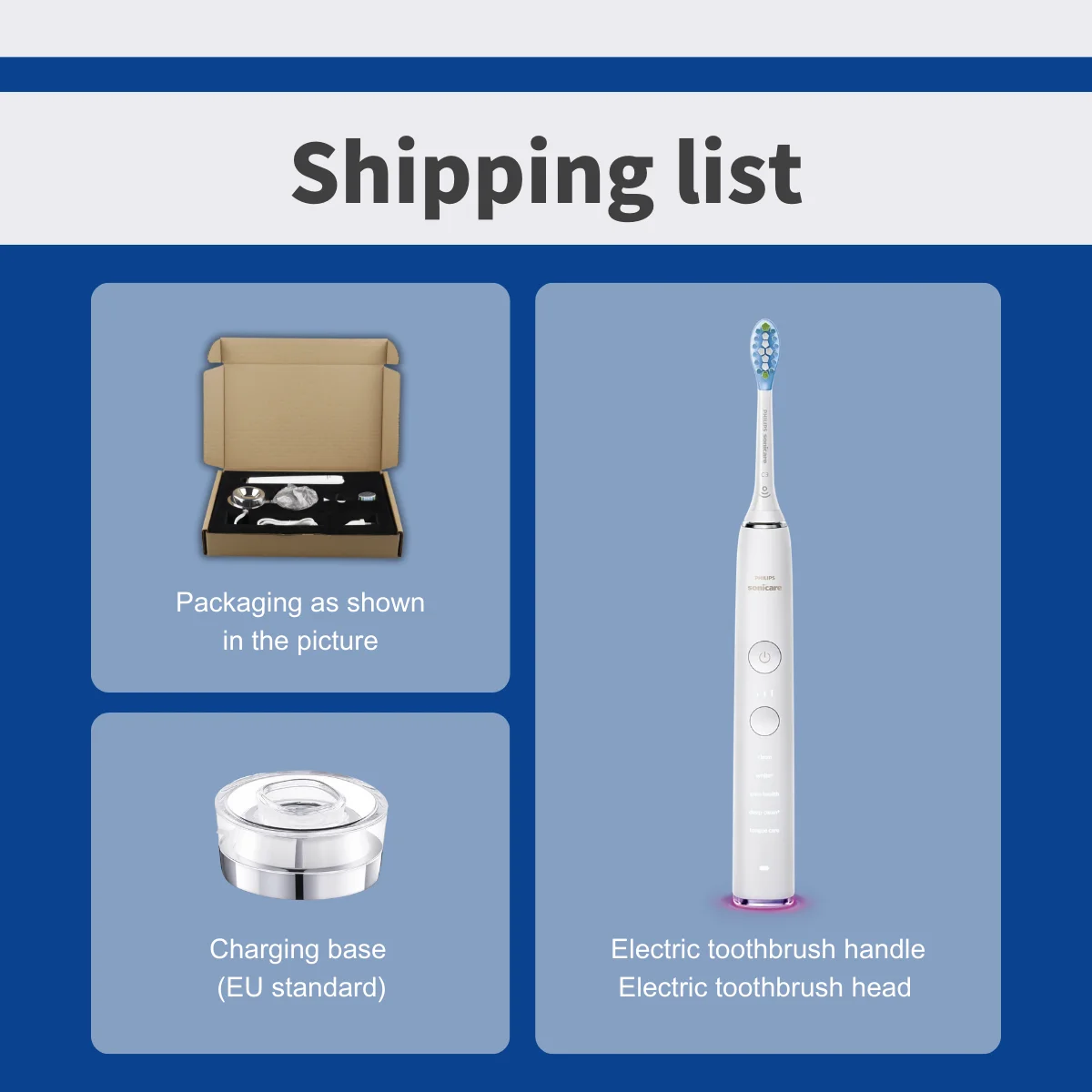 Philips Electric toothbrush Sonicare DiamondClean Smart HX9924, White