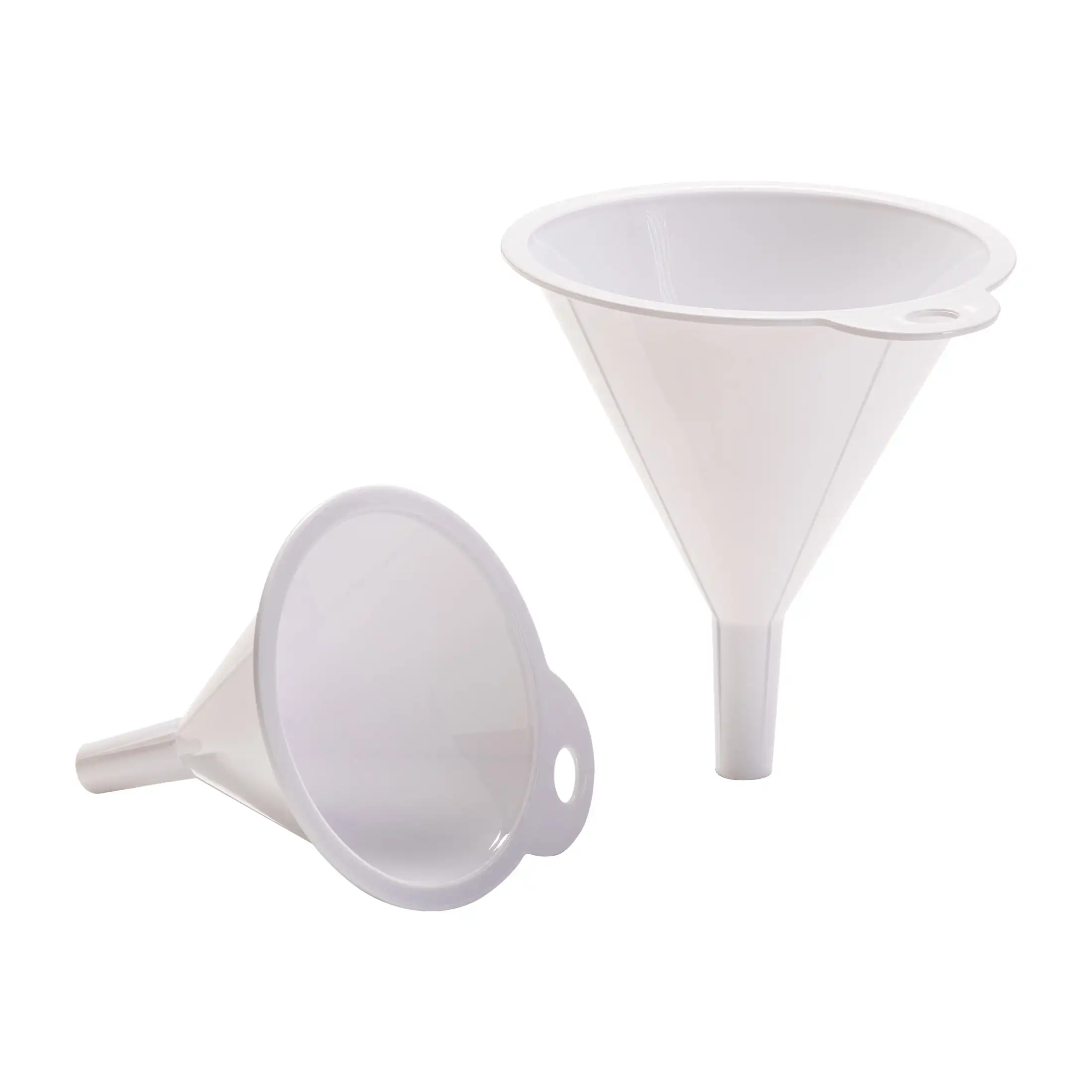 

2-Piece Kitchen Funnel Set, White, Plastic