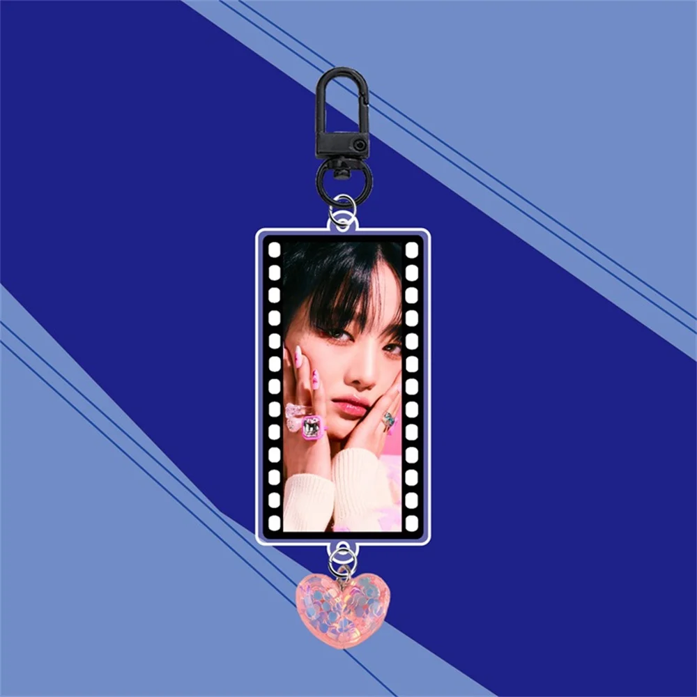 KPOP (G)I-DLE portachiavi YUQI acrilico figura portachiavi SOYEON MIYEON MINNI borsa ciondolo zaino accessori ornamento fan regalo