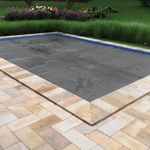 16' x 32' Ultra Silver Rectangle Solar Pool Cover 16 Mil | For Solar Heating Above Ground Pools and Inground Pools