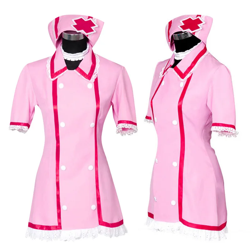 Anime Vocaloid Miku Cosplay Nurse Dress Virtual Singer OSTER Project Diva Nurse Uniform And Hat Halloween Party Stage Costumes