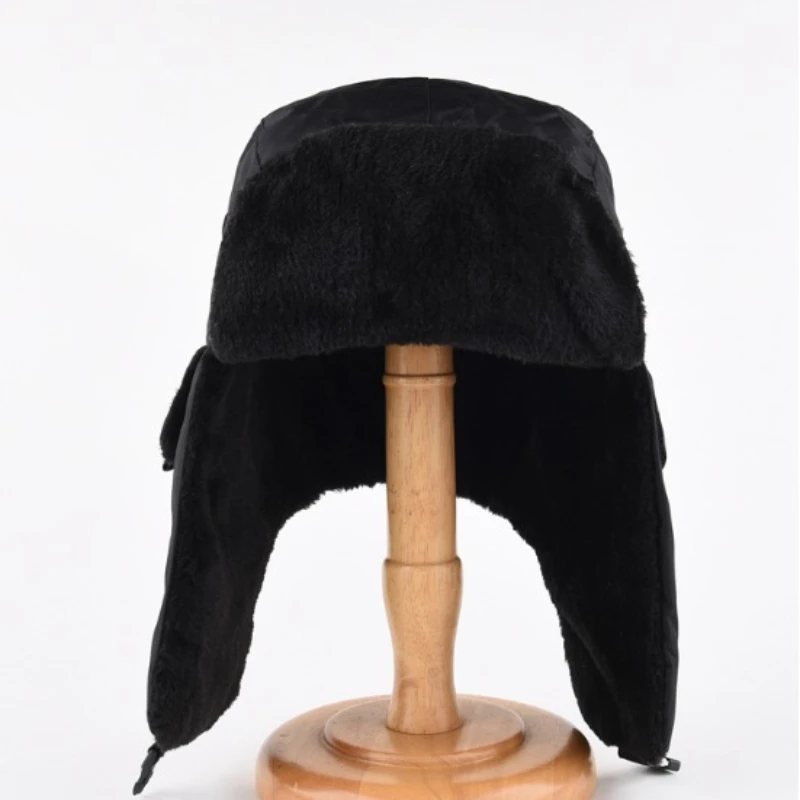 1pcs Men's Winter Warm Ushanka Trapper Hat Russian Trooper Ear Flap Cap Earflap Outdoor resistance to cold and warmth view 6