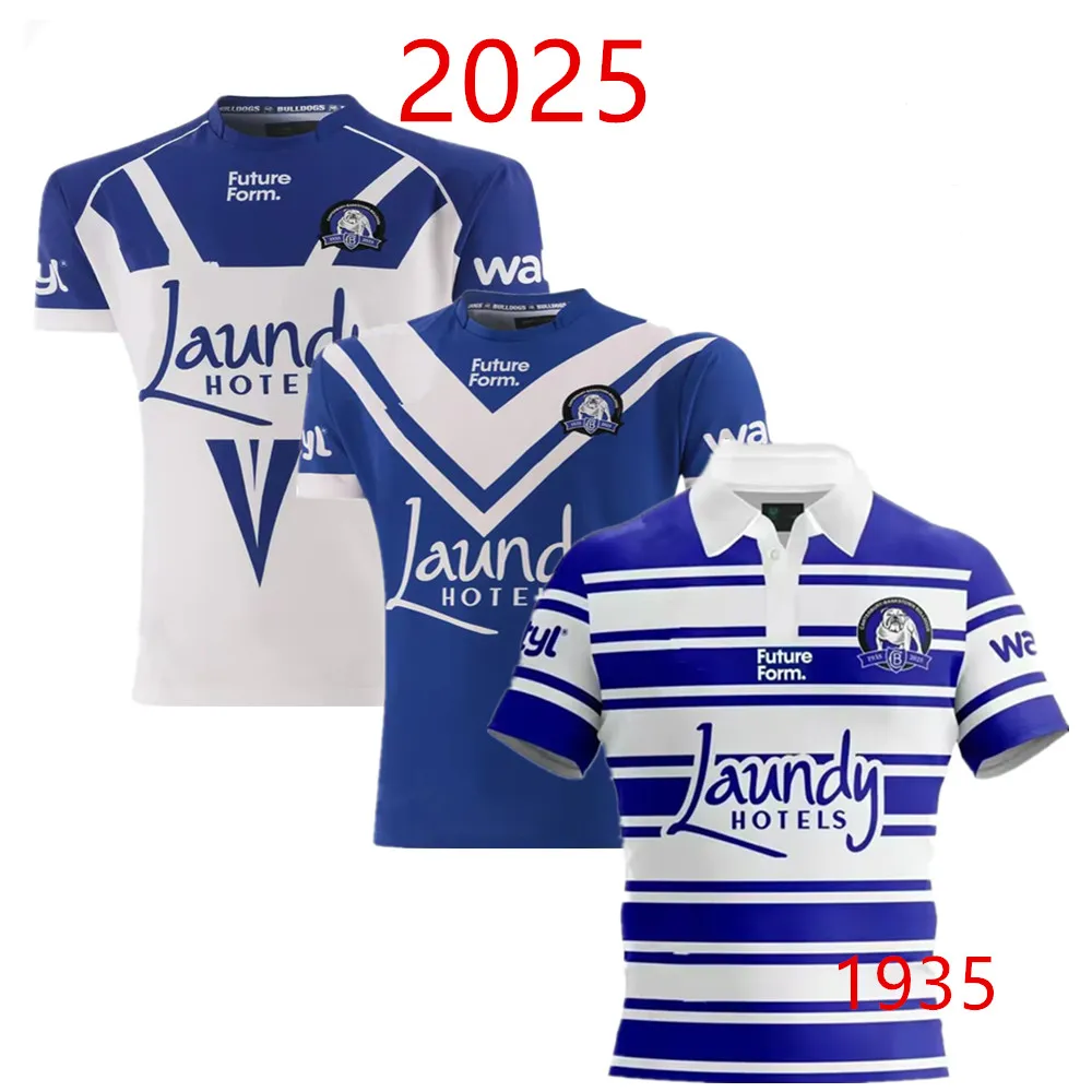 2005 BULLDOGS MENS HOME/AWAY JERSEY Rugby Jersey-1935 COMEMORATIVO JERSEY tamanho S--5XL (nome e número personalizados)