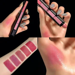 5in1 5-color Lipstick Combo Matte Velvet Smoothy Intense Color Nourish Lasting Lips Makeup TSLM1