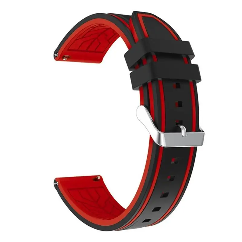 

BEFIA Quick Release 20mm 22mm 24mm 26mm Silicone Band Strap Watchband For Huawei Gt 2 42mm 46mm Active 2 S2 S3