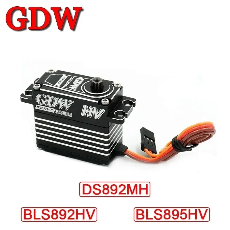 GDW DS820 BLS892HV BLS895HV Standard  Steering Gear Helicopter Swash Plate Servos Tail Steering Gear Fit ALIGN 550 600 SAB 700