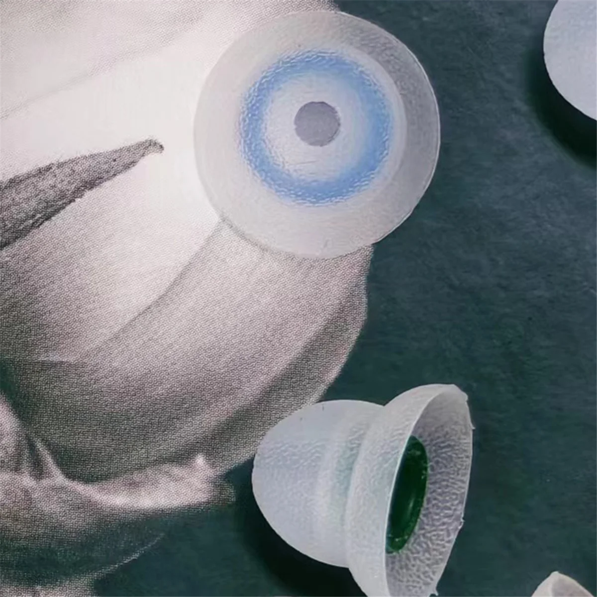 3 paia di auricolari a foro stretto, isolamento acustico, auricolari in-ear Accessorio per punta auricolare con isolamento acustico in silicone S