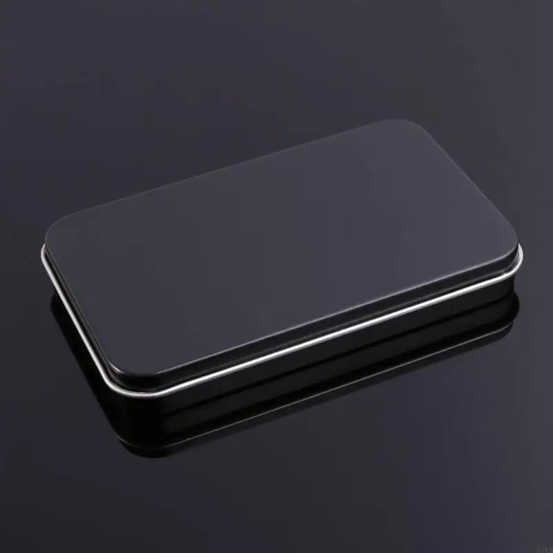 

31KA for Case Small Metal Tinplate Can Storage Box For Makeup Double Eyeli