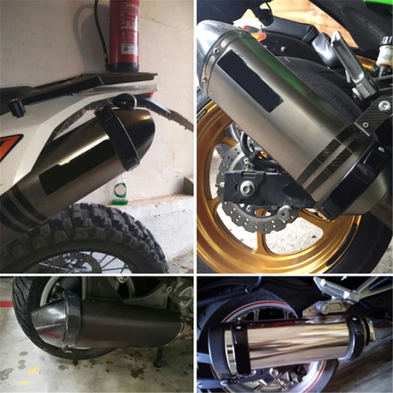 High Quality Motorcycle Accessories 100-160mm Universal Round Exhaust Protector Exhaust Pipe Fixing Rings