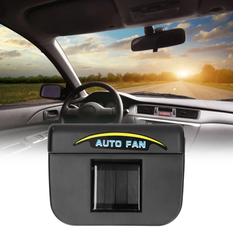 

Vehicle Exhaust Fan Solar Energy Ventilation Device Demist Energy Conservation Car Cooling FanSmall Board